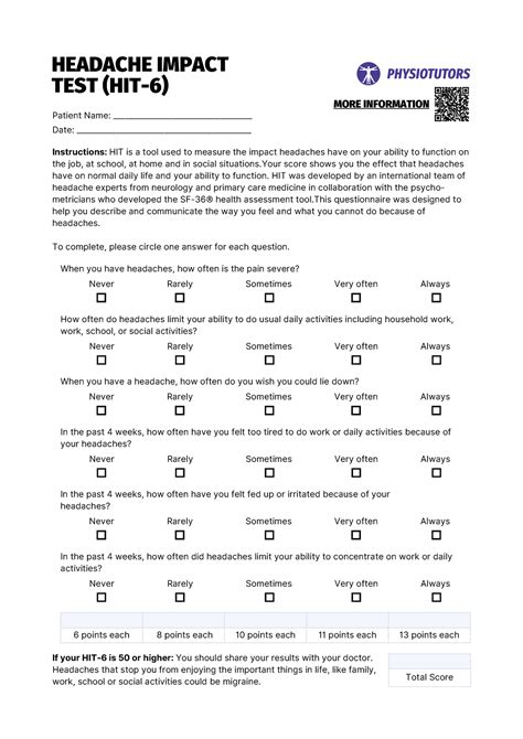 the headache impact test|head impact test pdf.